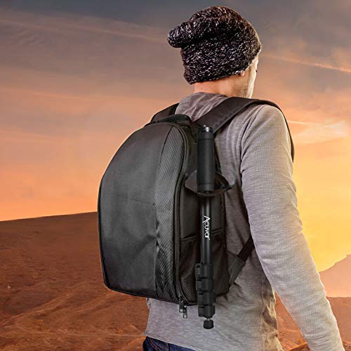 [AUSTRALIA] - Acuvar 62" Inch Monopod with Integrated Safety Strap and 4 Section Extending Pole for All Digital Cameras, DSLR, Mirrorless, Compact Cameras 