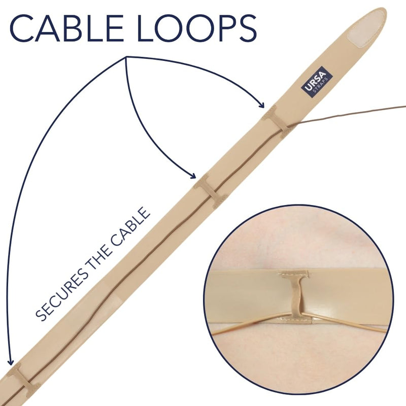 URSA Chest Straps: Low-Profile, Soft, Stretchy & Breathable Transmitter Straps for Location Sound, Theatre, Wedding Shoots & More (Beige) Beige
