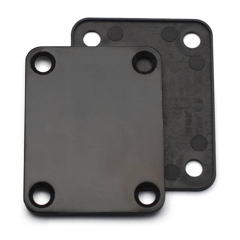 Electric Bass Guitar Neck plate Guitar Neck Joint Connecting Strengthen Plate Guitar Parts (Black) Black