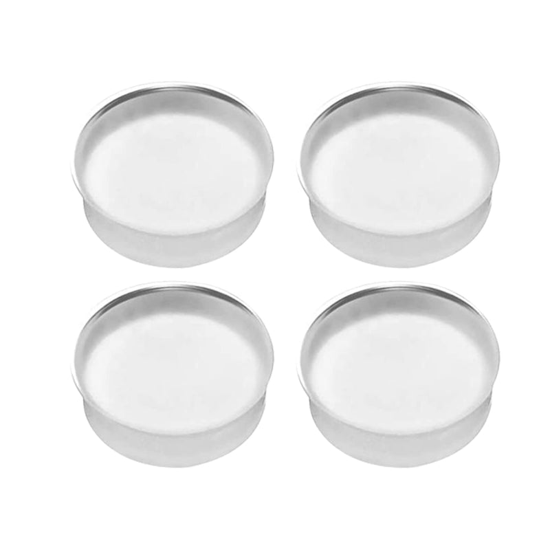Translucent 7.5x2.5mm Flute Plugs Open Silicone Silicone Hole Plug Flute Repair Accessories Pack of 24