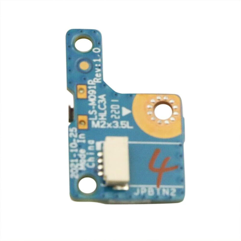 Gintai Power Switch ON-FF Button Board Replacement for Lenovo Yoga 6 13ALC7 82UD, Yoga 6 13ABR8 83B2 HLC3A 5C50S25306 LS-M091P Laptop Power Board