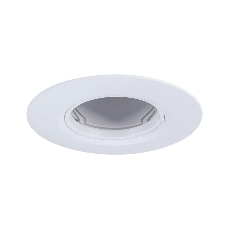 Paulmann 92112 Recessed Light Set of 3 Rigid Round 90 mm GU10 Max. 3 x 10 W 230 V White Recessed Lamp