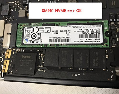 Cablecc 12+16pin 2014 2015 to M.2 NGFF M-Key SSD Convert Card for A1493 A1502 A1465 A1466