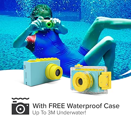 myFirst Camera 2 - Kids Action and Underwater Camera, 8MP 1080P HD Video Blue