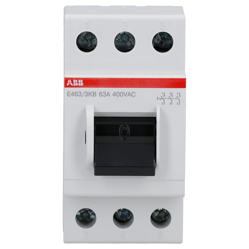 ABB E 463/3-KB Main Switch 3S, 63A, 400 V AC 2CCE160300R0131