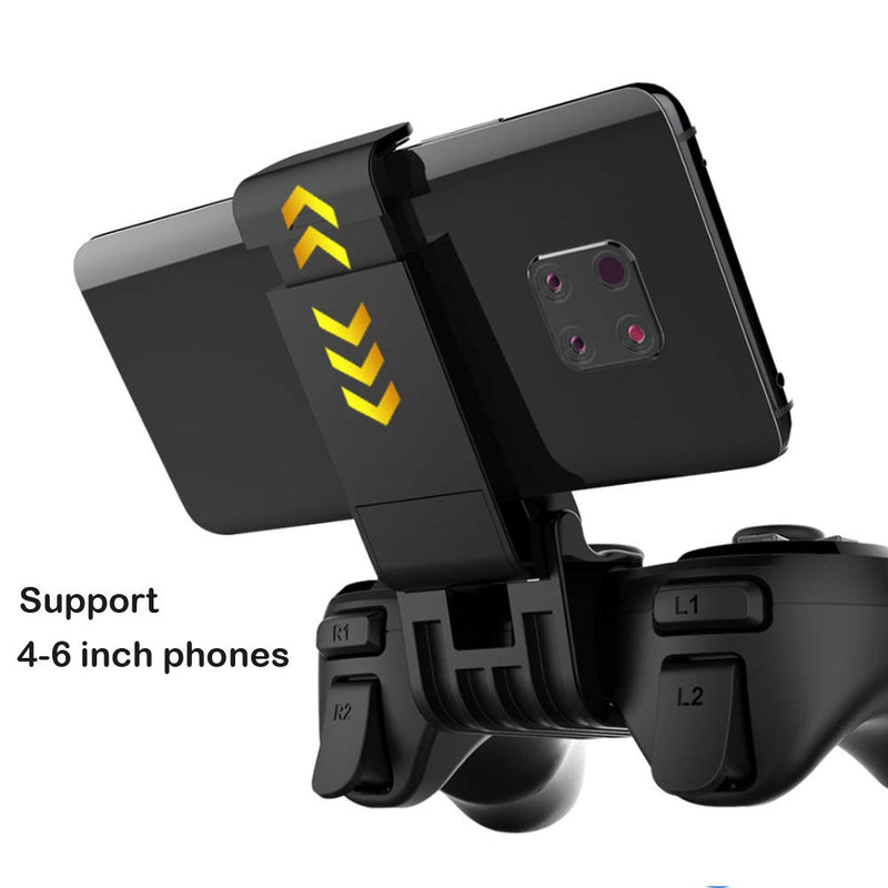 Megadream Wireless Phone Controller for iPhone, MFi Bluetooth Mobile Game Gamepad Joystick for iOS/Android, iPhone 17/iPhone 16/15/14/12, Galaxy S22/S21/S20, TCL, Google Pixel, Direct Play-Red Red
