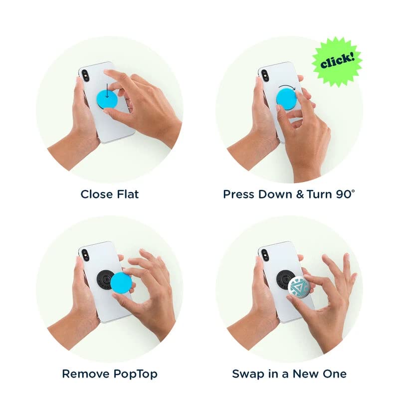PopSockets Phone Grip with Expanding Kickstand, Star Wars - Death Star Alum