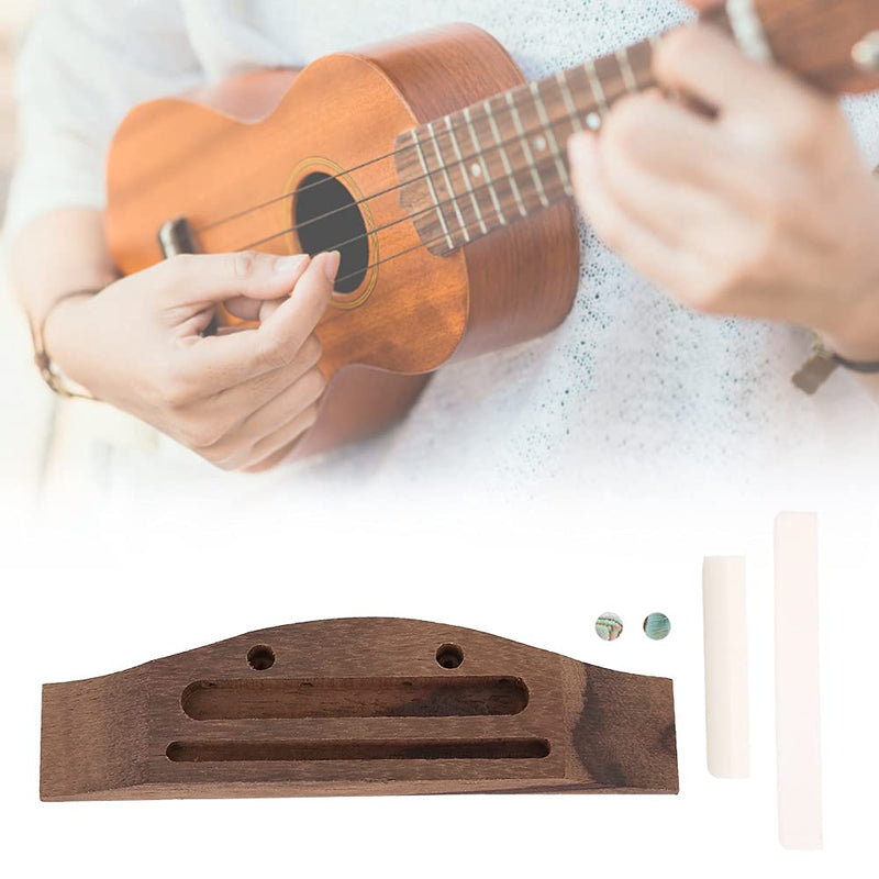 [AUSTRALIA] - Ukulele Saddle Bridge, Ukulele Bridge 4mm Shell Upper and Lower Bridge Accessories Parts for Musical Instruments 