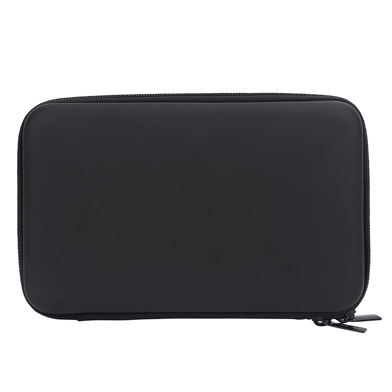 Harmonica Storage Bag Zippered Case 7 Harmonicas PU Leather Black Lightweight Portable Fits Harmonica Lovers