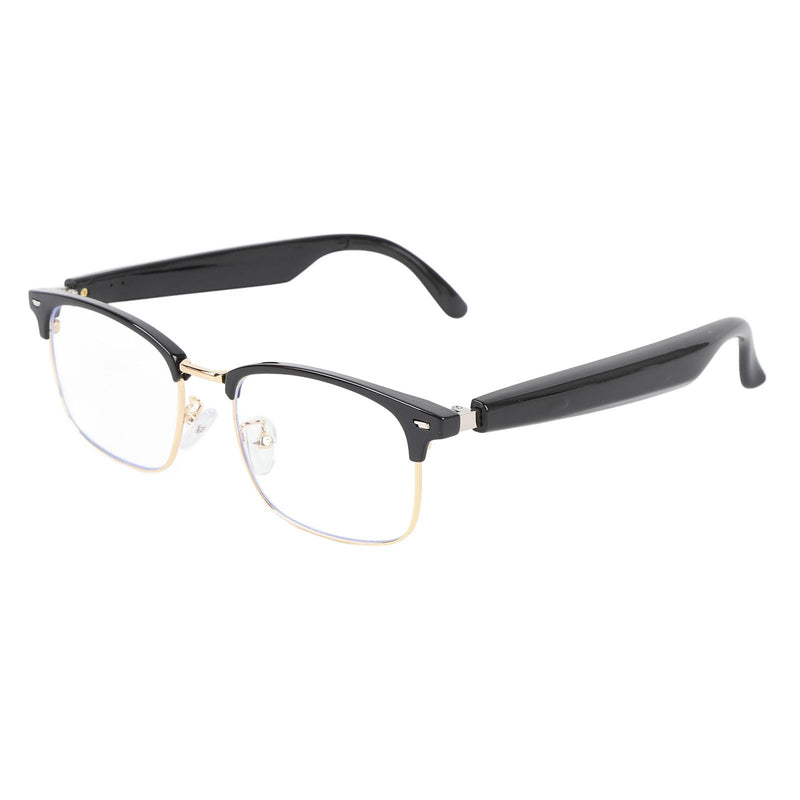 Fockety AI Translator Smart Glasses for Men Women, Real Time Translation AI Glasses with Camera & Bluetooth, Speaker & Voice Assistant, AI Translation Glasses for Travel, Business, (Gold) Gold