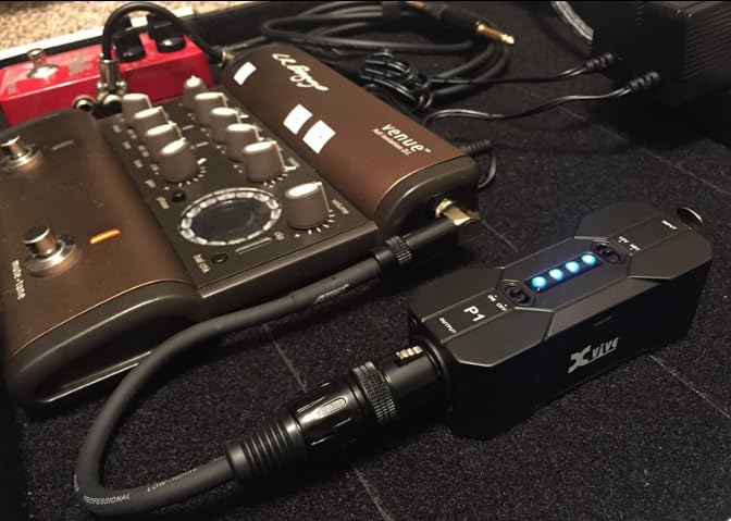 Xvive P1 Phantom Power Supply for Microphone Preamp,Condenser Microphones,Shotgun Mic,with XLR Cable P1+XLR