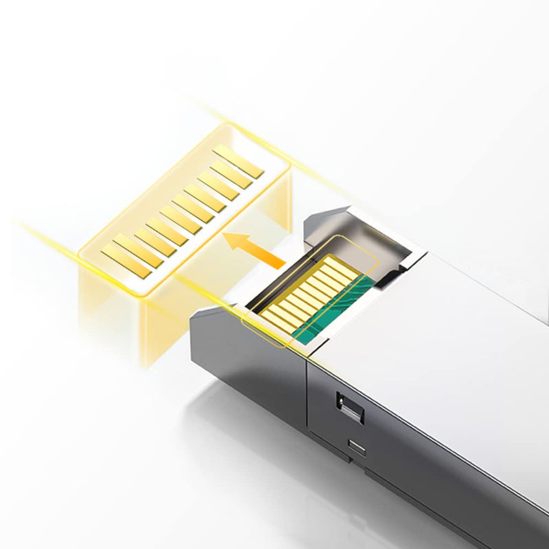 Tongyu 4PCS/Pack SFP LC 1.25Gb/s Module 1310nm/1550nm 20km Bi-Directional Transceiver for Cisco, Ubiquiti UF-SM-1G Netgear Mikrotik Other Open Switches 1000Base-LX Ethernet Metro/Access Networks 4 Pcs