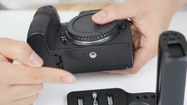 2nd Gen L-Shape Bracket with Side Handle Grip, Quick Release L Plate