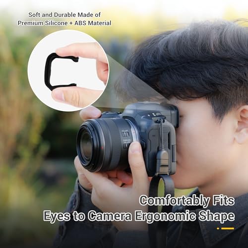 JJC Soft Rubber Eyecup Eyepiece Viewfinder for Canon EOS R5 Mark II Camera Canon ER-KE Eyecup Replacement