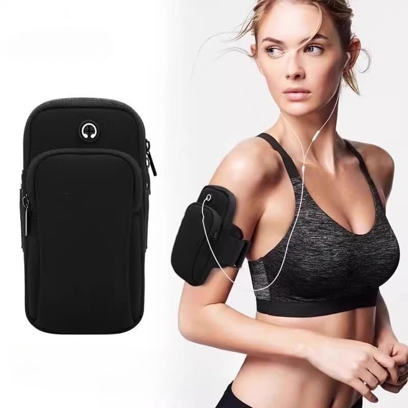Outdoor Cycling Running Arm Bag Portable Fitness Storage Pouch Sports Phone Pouch Suitable for Outdoor Fitness Jogging Hiking Daily Workout Armband