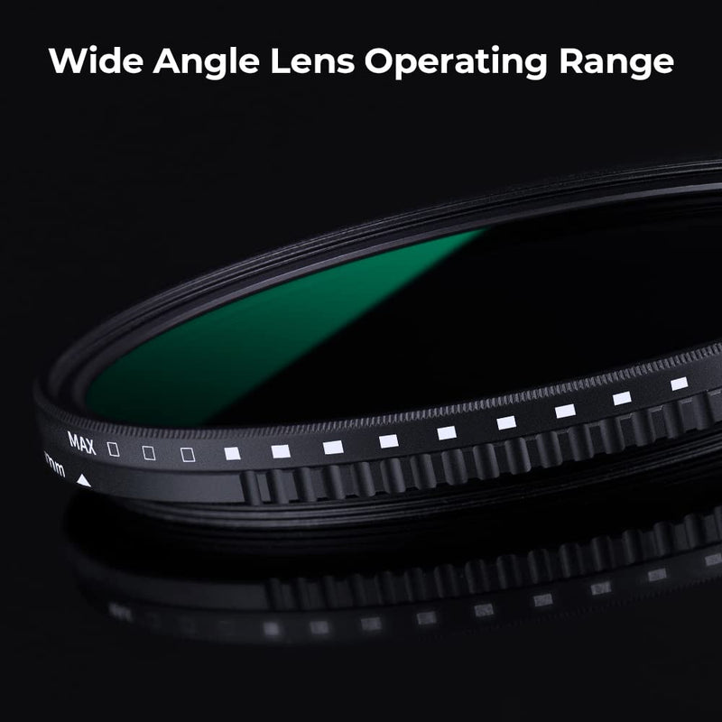 K&F Concept 67mm Variable Neutral Density Lens Filter ND8-ND2000 (3-11stop) Waterproof Adjustable ND Lens Filter with 24 Multi-Layer Coatings for Camera Lens (D-Series)