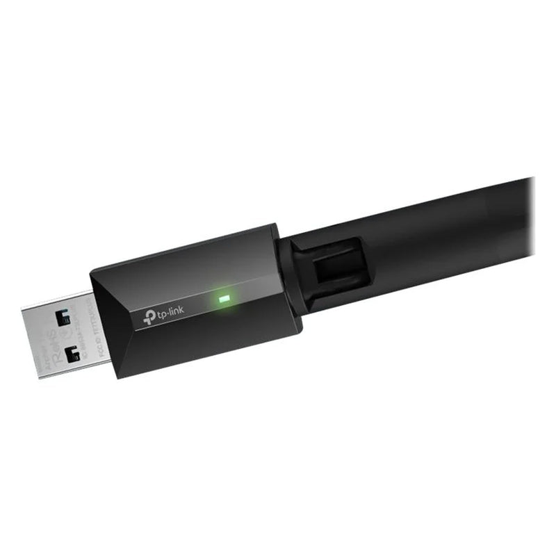 TP-Link USB WiFi Adapter for Desktop PC, AC1300 Dual Band PC WiFi Antenna | USB 3.0 Wireless Network Adapter with High Gain Antenna, MU-MIMO, Win 11/10/8.1/8/7/XP, Mac OS 10.9-10.15 (Archer T3U Plus) AC1300, Single Antenna