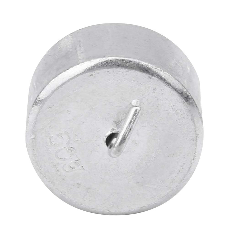 Qcwwy 10 Piece Laboratory Weights 50g Weight Calibration Weight Set with Hook and Ring Scale Calibration Weight Kit for School Grouping Experiments