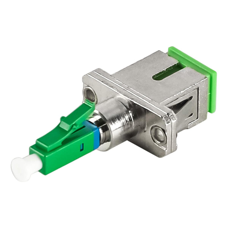 Laroal 2 Pack SC/APC Female to LC/APC Male Single Mode Fiber Optic Adapter for Long Lasting and Fast Fiber Optic Coupling in Data Center
