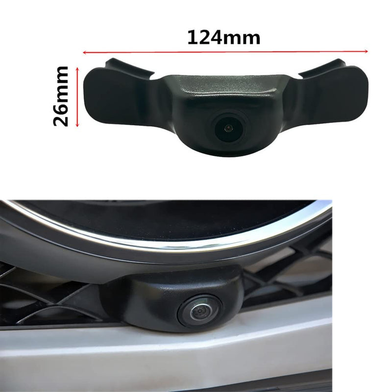 Vlicevrn HD Car Front Logo Mark Camera Rear View Camera Night Vision Backup Parking Camera Waterproof IP68 Vehicle Camera for Mercedes Benz GLC Class X253 C253 GLC200 GLC220 GLC300 GLC400 GLC43