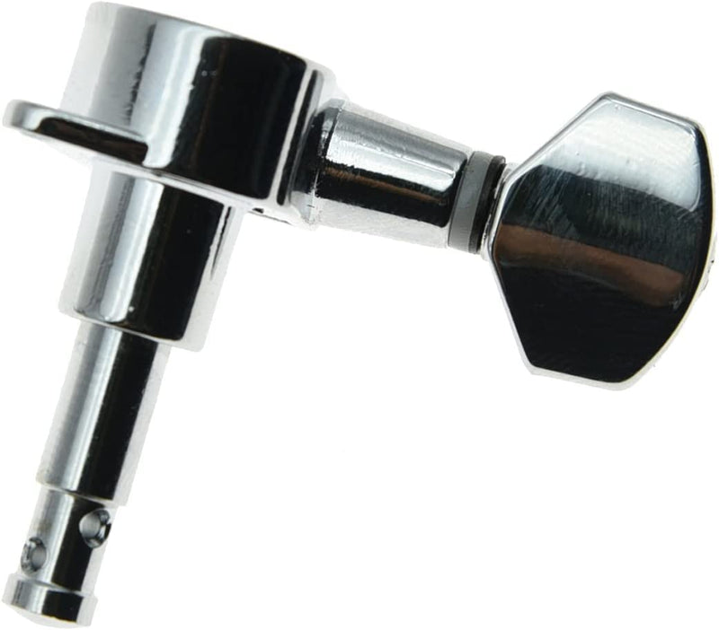 Wilkinson 6 Inline Chrome E-Z Post Guitar Tuners Tuning Keys for Strat Tele