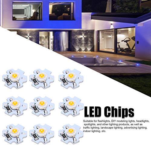 [AUSTRALIA] - Garosa 25-Piece LED Lamp Beads 5V LED Chips 200LM 1W High Power SMD LED Lamp Chip Bulb for Replacement of Foodlight/Spotlight Bulbs in Home Studio (Pure White 6000-6500K) 