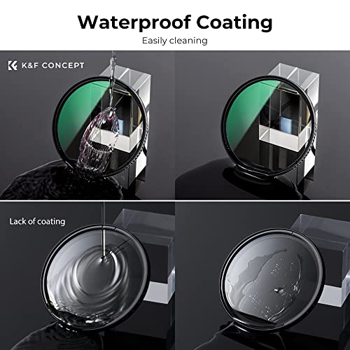 K&F CONCEPT 52mm Circular Polarizing Waterproof 24 Multi-Coated CPL Filter