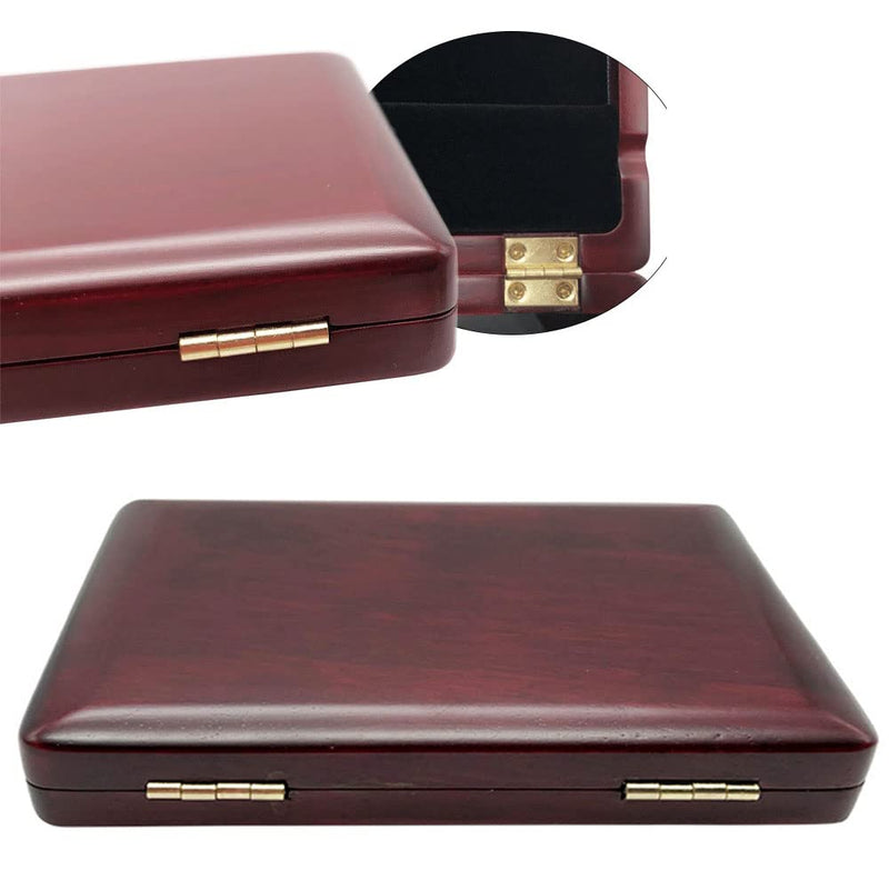 Maroon Color Reed Box Clarinet Reed Storage Case Reeds Holder for 6pcs Clarinet Reeds Woodwind Accessories