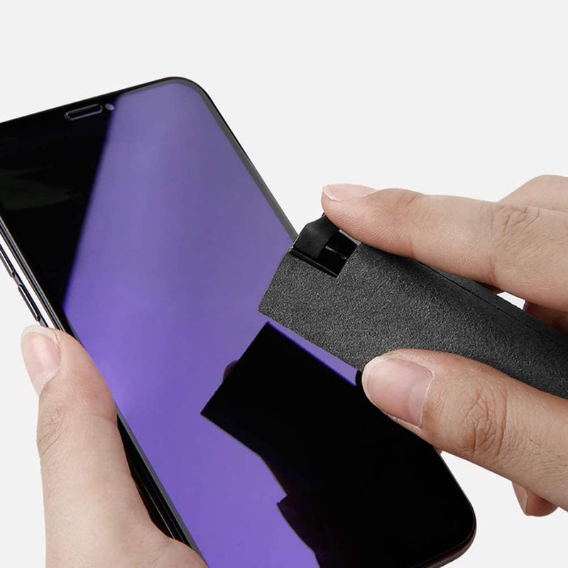 YTT Touchscreen Mist Cleaner, Screen Cleaner, for All Phones, Laptop and Tablet Screens,Two in One Spray and Microfiber Cloth (Grey) Grey