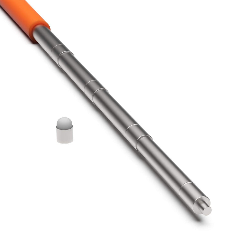 Telescopic Teacher Pointer, Teaching Pointer, Expandable whiteboard Pointer, with capacitive Screen Handwriting Function, Teacher Coach Presenter Pointer, Extended to 39 inches (Orange) Orange