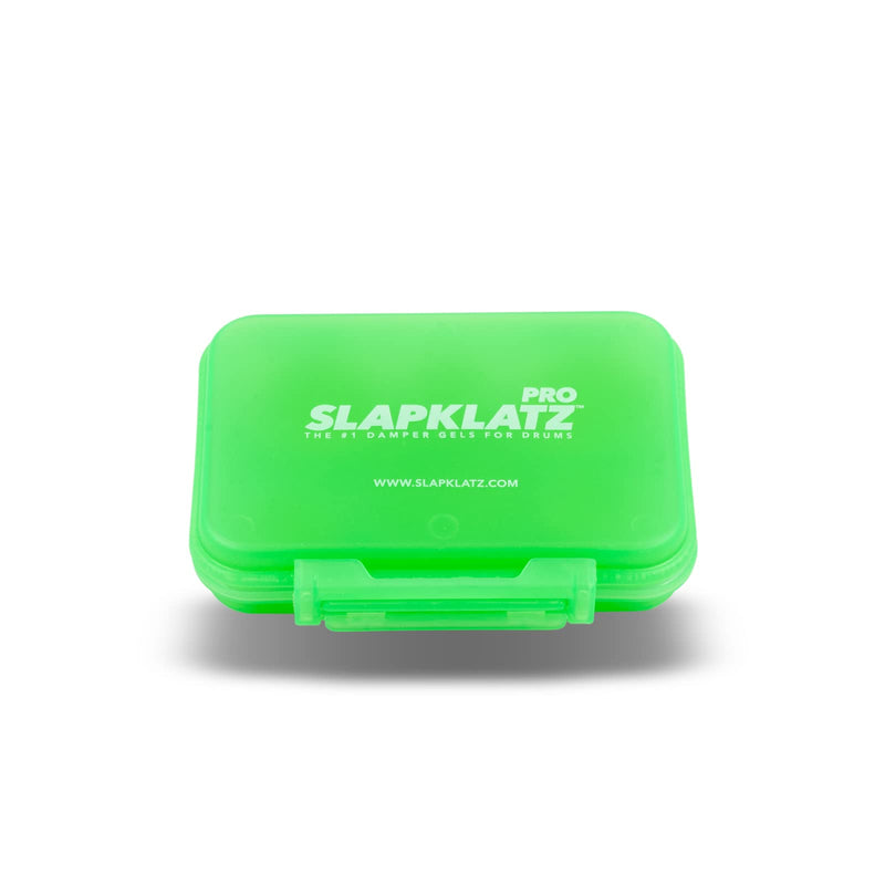 PRO Drum Gel Dampers – Alien Green – 12 Pads in 3 Sizes – Storage Case Included Single