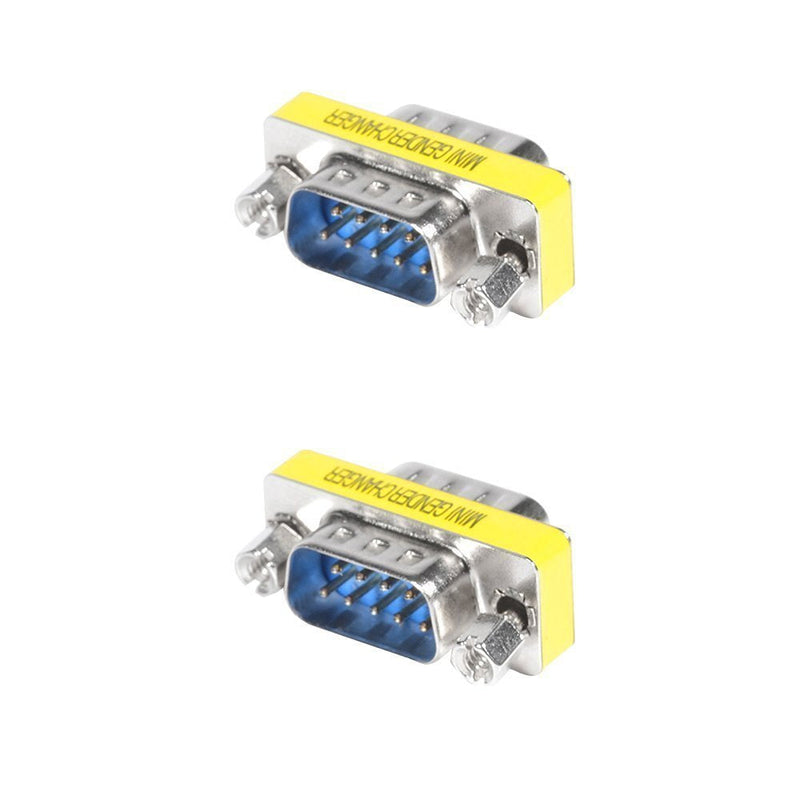 Top-Longer Rs232 Serial Cable 9 Pin DB9 Female to Female / Male to Male Gender Changer Coupler Adapter Connector Pack of 4