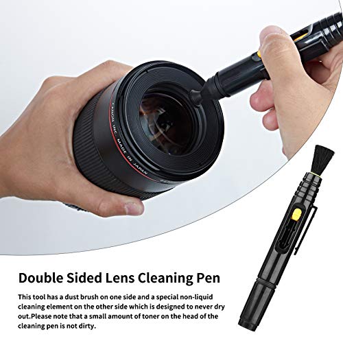 Professional DSLR Camera Cleaning Kit with APS-C Cleaning Swabs, Microfiber Cloths, Camera Cleaning Pen, for Camera Lens, Optical Lens and Digital SLR Cameras. pink