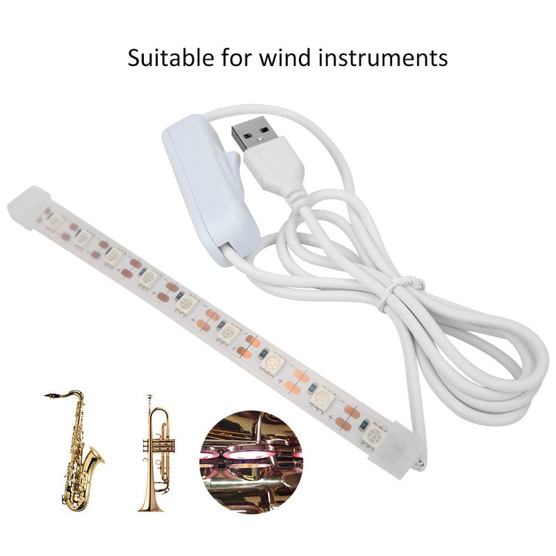 Led Leak Light Repair Tool，Led Leak Light Repair Tool Red Lighting For Saxophone Flute Wind Instrument Detection Usb For Saxophone, Clarinet, Flute And Other Woodwind Instruments Played Accessories