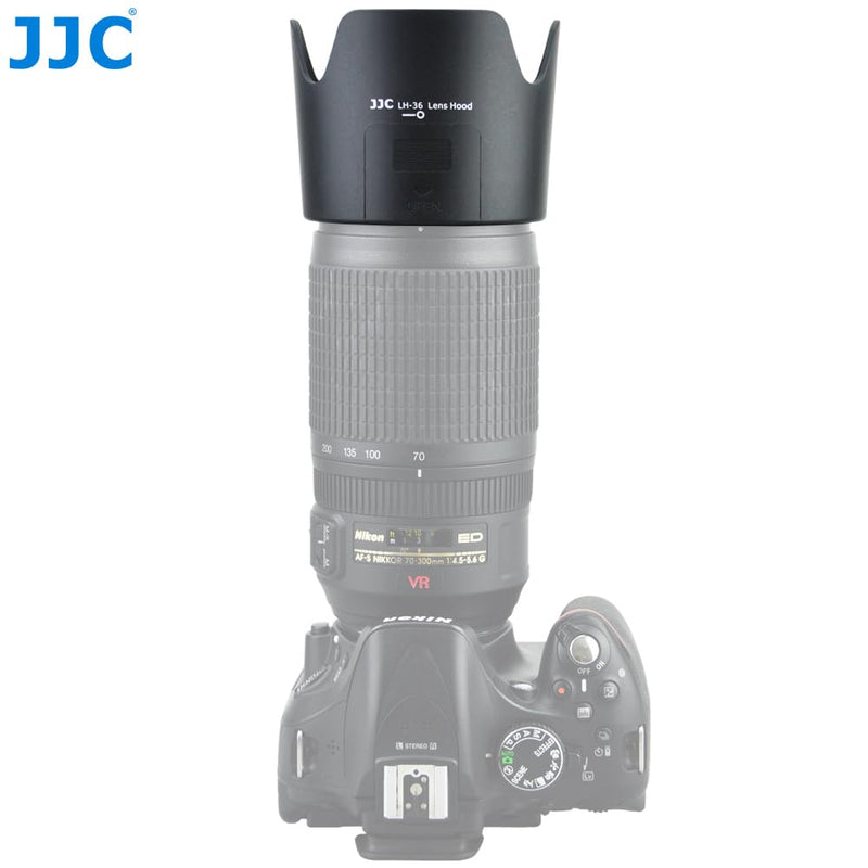 [AUSTRALIA] - JJC HB-36 Lens Hood Reversible Lens Shade Cover for NIKKOR Nikon AF-S VR Zoom-Nikkor 70-300mm f/4.5-5.6G IF-ED, Replace Nikon HB-36 Lens Hood,Provide Lens with Extra Protector 