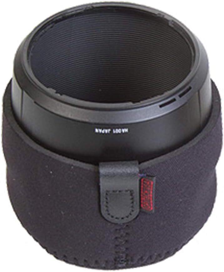 OP/Tech USA Hood Hat – Universal Lens Cap for DSLR & Digital Cameras | Neoprene Camera Lens Hood, Soft Cap for Camera Lens & Protection - Medium (Black) - Made in USA 0-8 Black