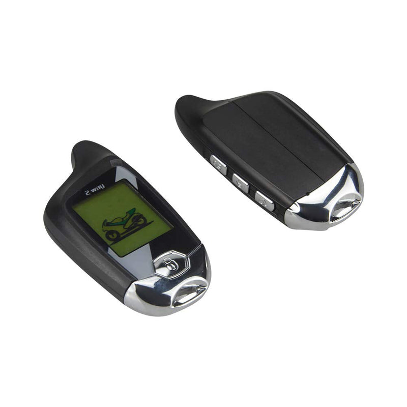 EASYGUARD EM211 2 Way Motorcycle Alarm System with Remote Start Starter Shock Sensor tilt Motion Sensor DC12V LCD Display