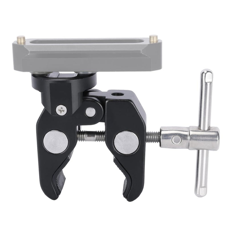 [AUSTRALIA] - NICEYRIG Super Clamp Crab to Cold Shoe Mount, 1/4’’ Thread, Max. 50mm Jaw Grip Applicable for Power Bank Clamp, Tripod Mount Phone Holder, Vmount Battery Plate - 608 