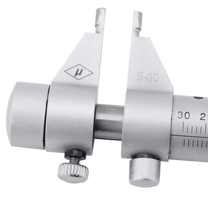 Inner Micrometer, Vernier Caliper, Inner Micrometer Set, 5-30 mm, Metric Inner Diameter Micrometer Set, 0.01 mm Accuracy, Internal Bore Hole Vernier Caliper Type with Storage Box