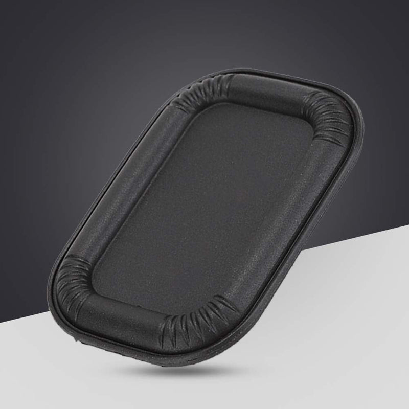 Bass Speaker Passive Radiator, Auxiliary Bass Rubber Vibration Plate Oval for Use in a Closed Cabinet to Enhance the Bass Performance of the Speaker(Black) Black