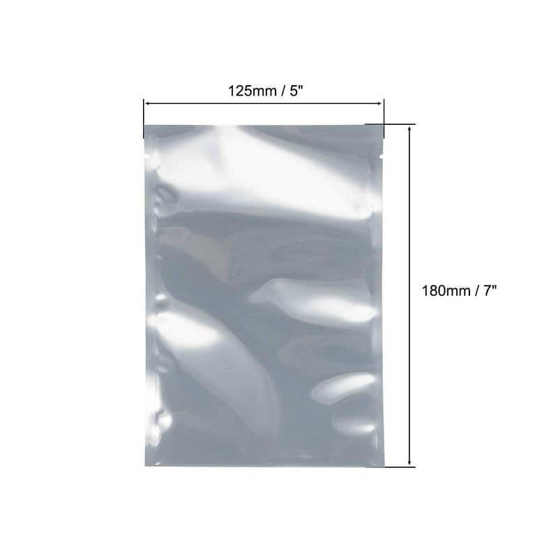 uxcell Antistatic Shield Shielding Bag, Flat Open Top Anti Static Bag for Electronic Devices, 5x7 inch(125x180mm), 100 PCS