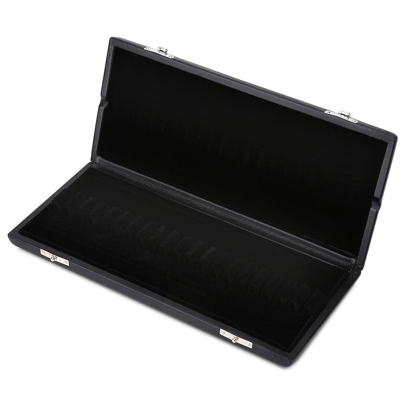 Wood + PU leather cover case holder storage box for 10/12 / 20pcs oboe reeds (Pack of 20) Pack of 20