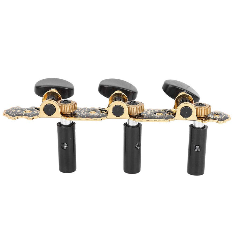 Tuning Peg for Classical Guitar, 1:18 Black Tuning Machine, Acoustic Guitar, Guitar Peg Machine Heads, Tuning Peg Replacement, 3L 3R Tuner for Acoustic Guitar, Electric Guitar