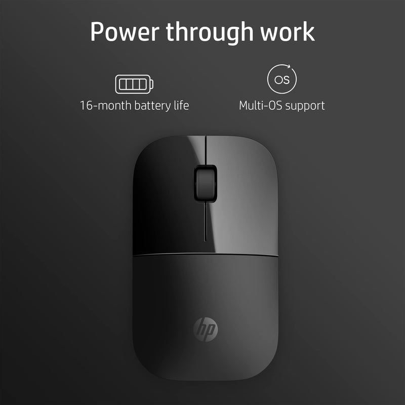 Z3700 WIRELESS MOUSE BLACK ONYX GLOSSY