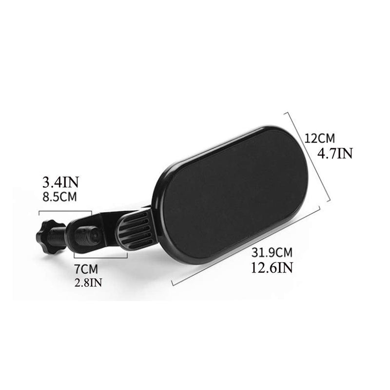 SKYZONAL Ergonomic, Adjustable Computer Desk Extender Arm Wrist Rest Support Mouse Pad Desk Computer Armrest Wrist Rest (Black) Black & Small Size