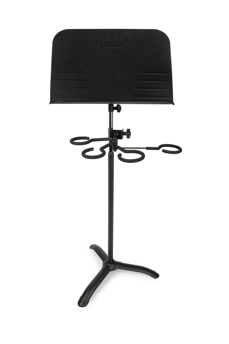 Gator Frameworks Clamping Rest for Four (4) Various-Size Horn Mutes Trumpet Stand (GFW-BNO-MUTEREST4)
