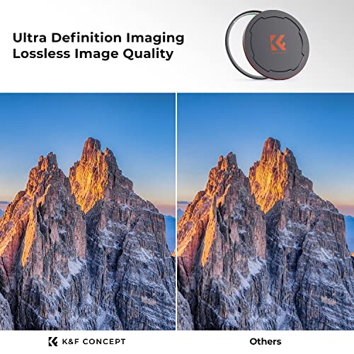 K&F CONCEPT 72mm Magnetic MC UV Lens Protection Filter + Lens Filter Cap