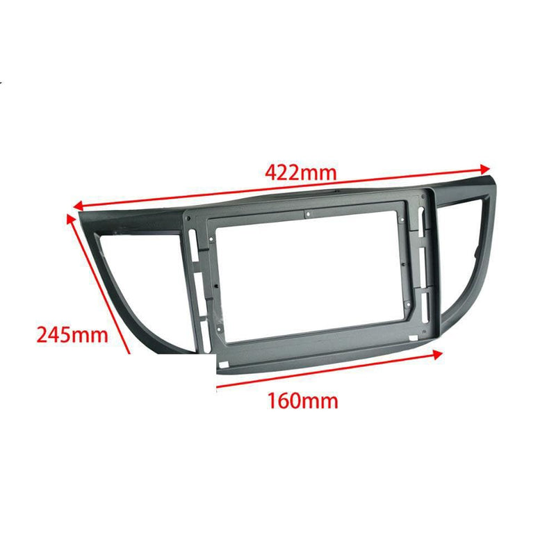 10.1inch 2DIN Installation Dash Kit fits for Honda CRV 2012-2017 Aftermarket Android Car Radio Stereo Mounting Fascia Panel Black-10.1