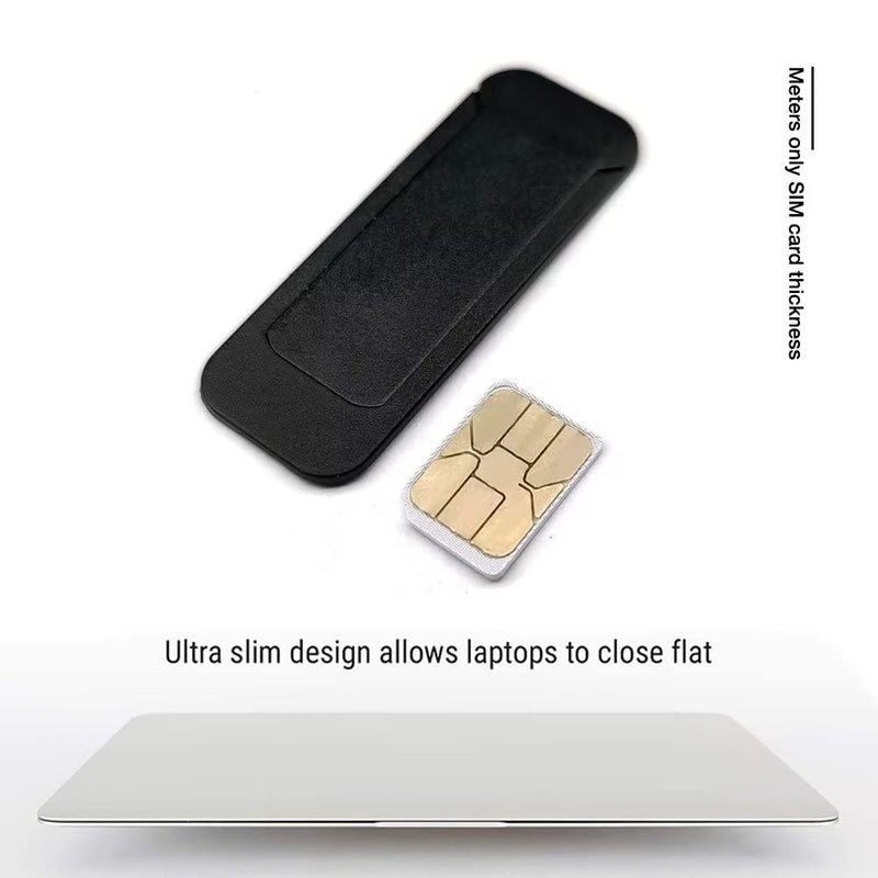 [AUSTRALIA] - Laptop Camera Cover Slide, Computer Camera Cover Slide Large Size Webcam Cover Slide for Macbook Pro Cute Pattern Design Protecting Privacy Security Ultrathin 3 Pack for Laptop Desktop PC (Black) Oversized - Black -3 Packs 