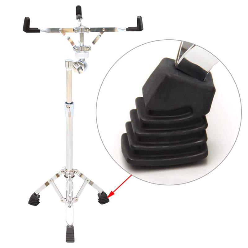 3/Pack Drum kit Rubber Feet Rack Stand Rubber Feet Drum Leg Protectors for Percussion Parts (Large - A) Large - A